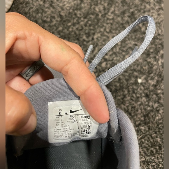 Nike Revolution 5 Running Shoe Men Size 8 Gray/Grey - Picture 4 of 8